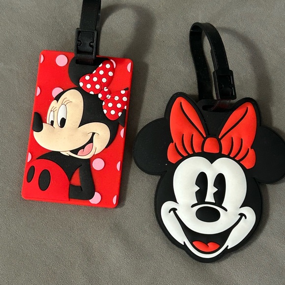 Disney Minnie Mouse Red and Black Bag Accessories - Picture 1 of 2